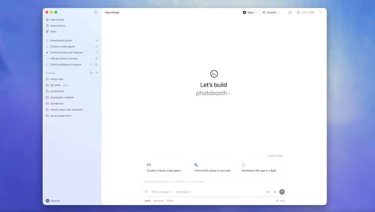 OpenAI’s Codex Mac app turns your desktop into a control room for AI coding agents