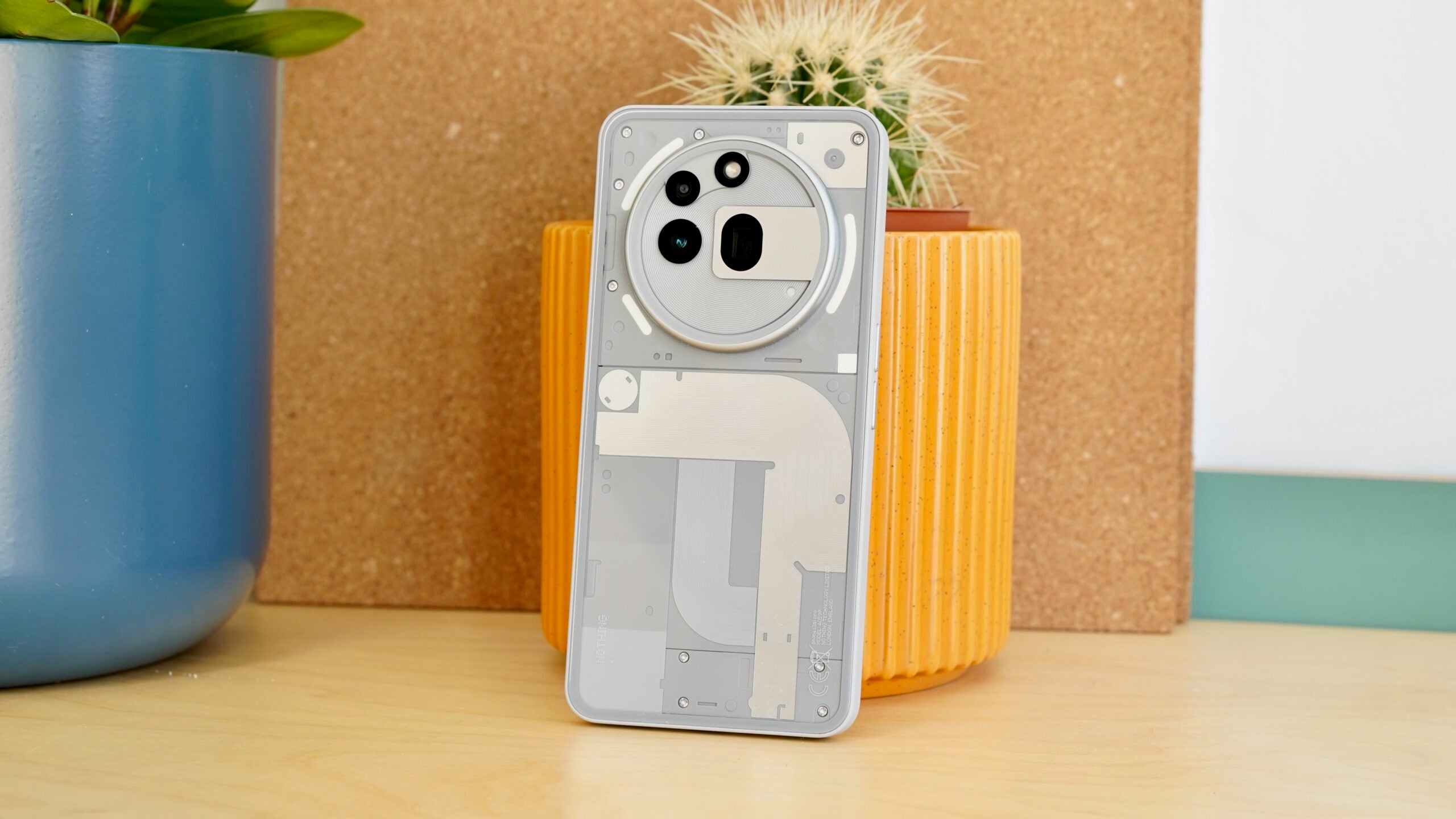 Nothing shows off the Phone 4a design, and it’s surprisingly normal