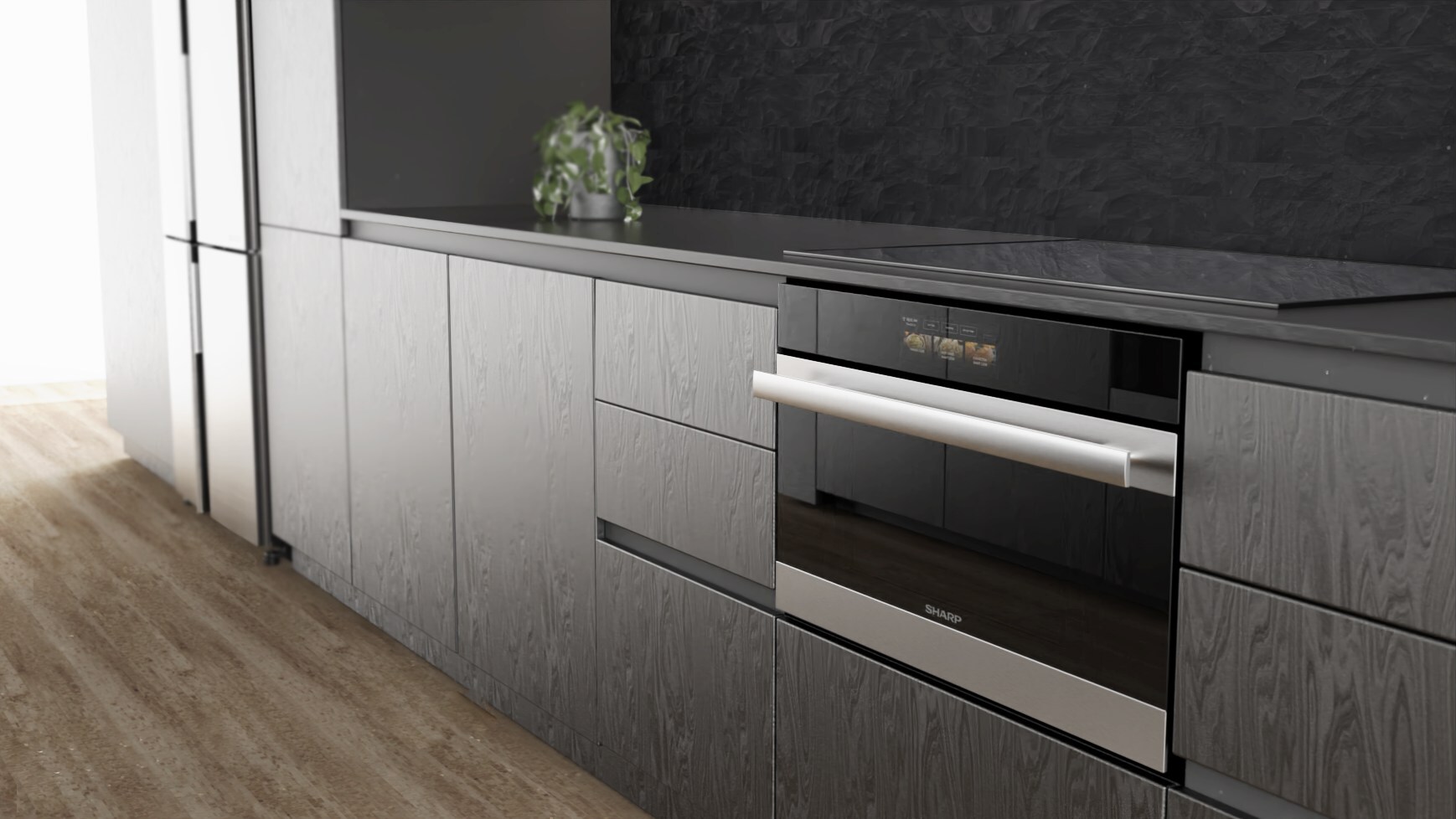 This oven uses a Golden Heater to cook your chicken up to 3x faster