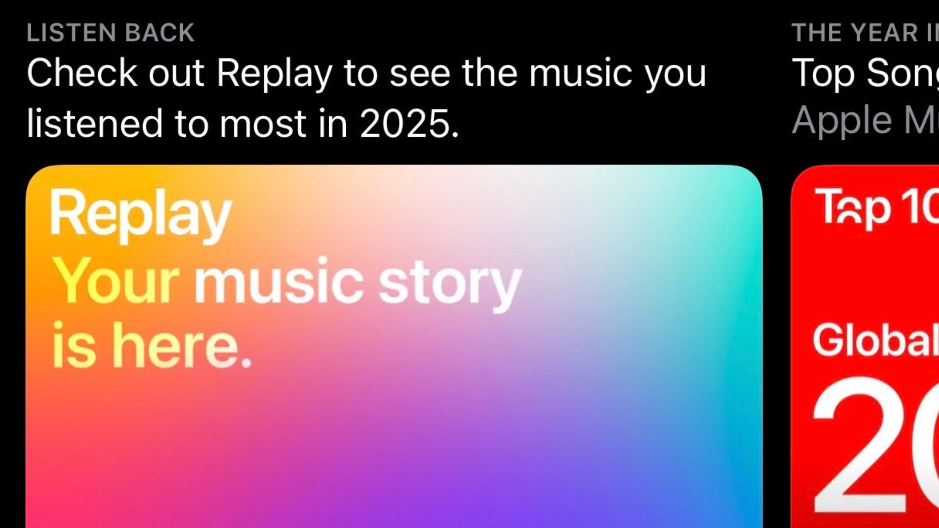 Apple Music Replay 2026 is here