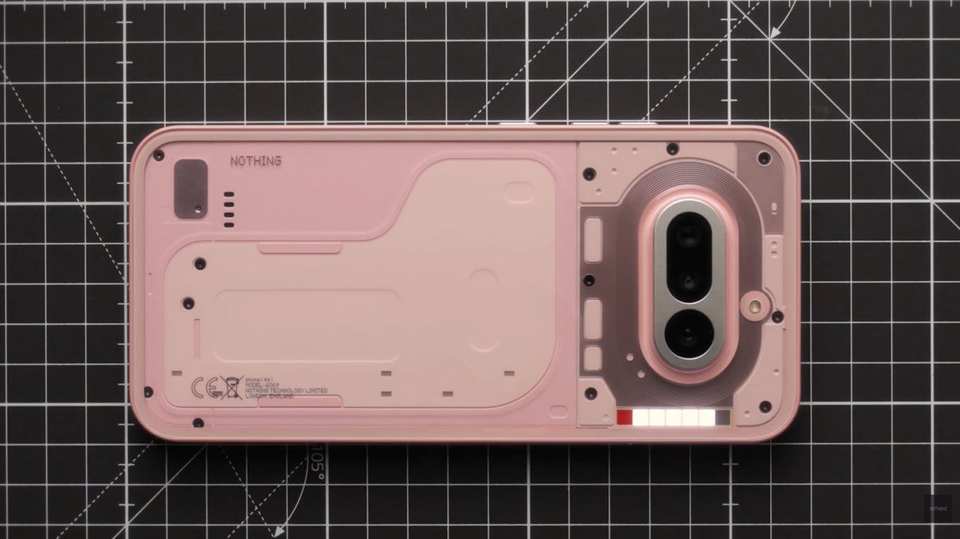 The Nothing Phone 4a looks great in pink