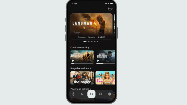 Amazon’s new Fire TV interface includes a redesigned mobile app