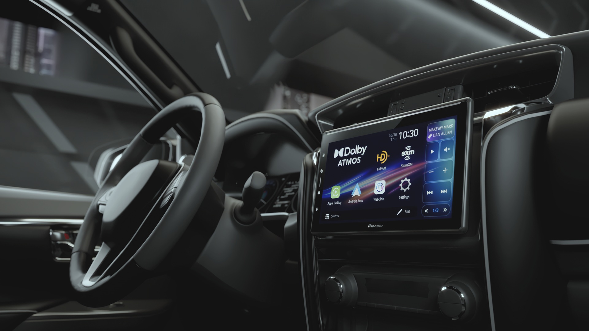 Pioneer’s new in-dash receiver brings Dolby Atmos to Apple CarPlay