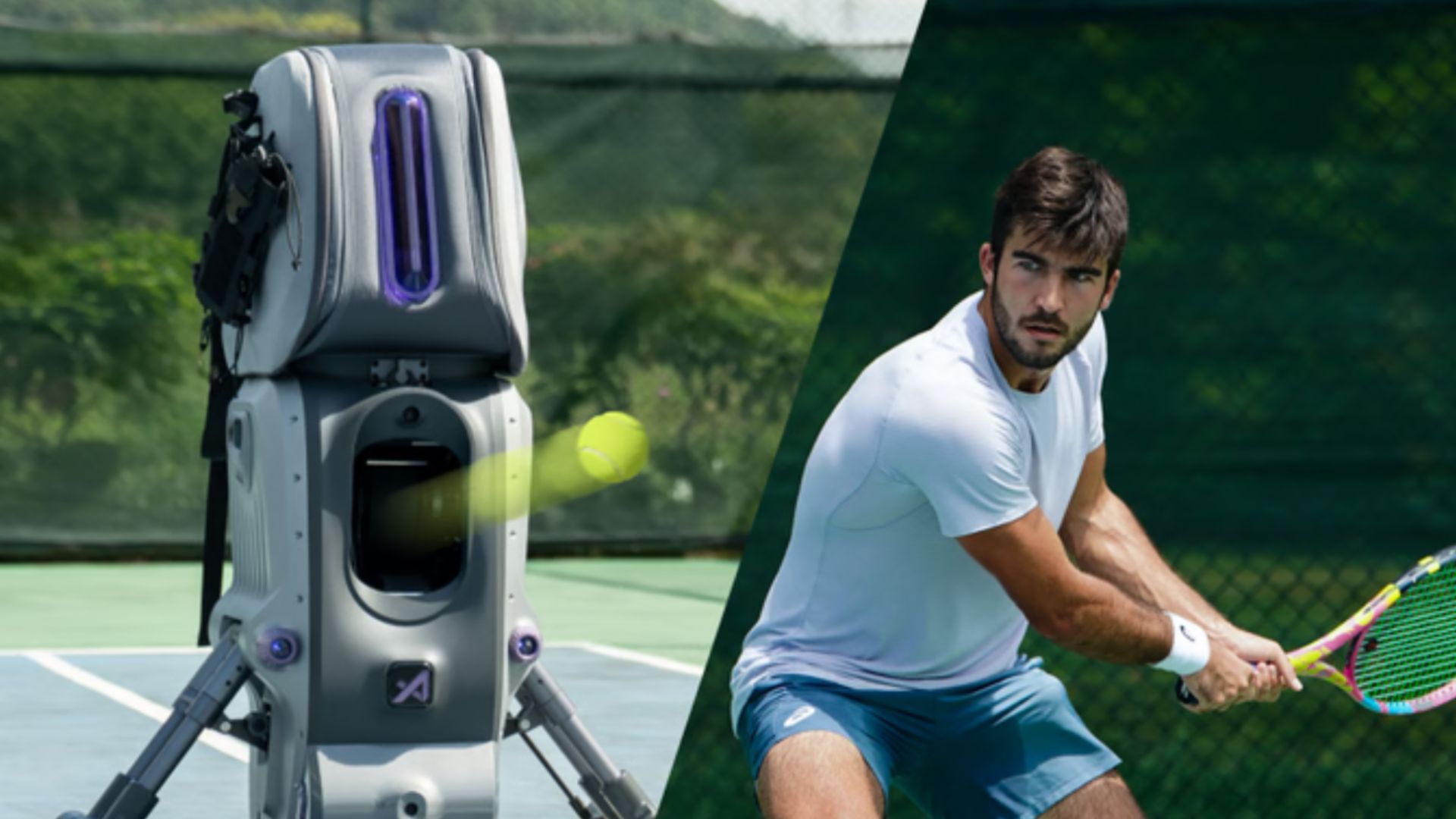 This tennis robot can rally like a human, train and coach