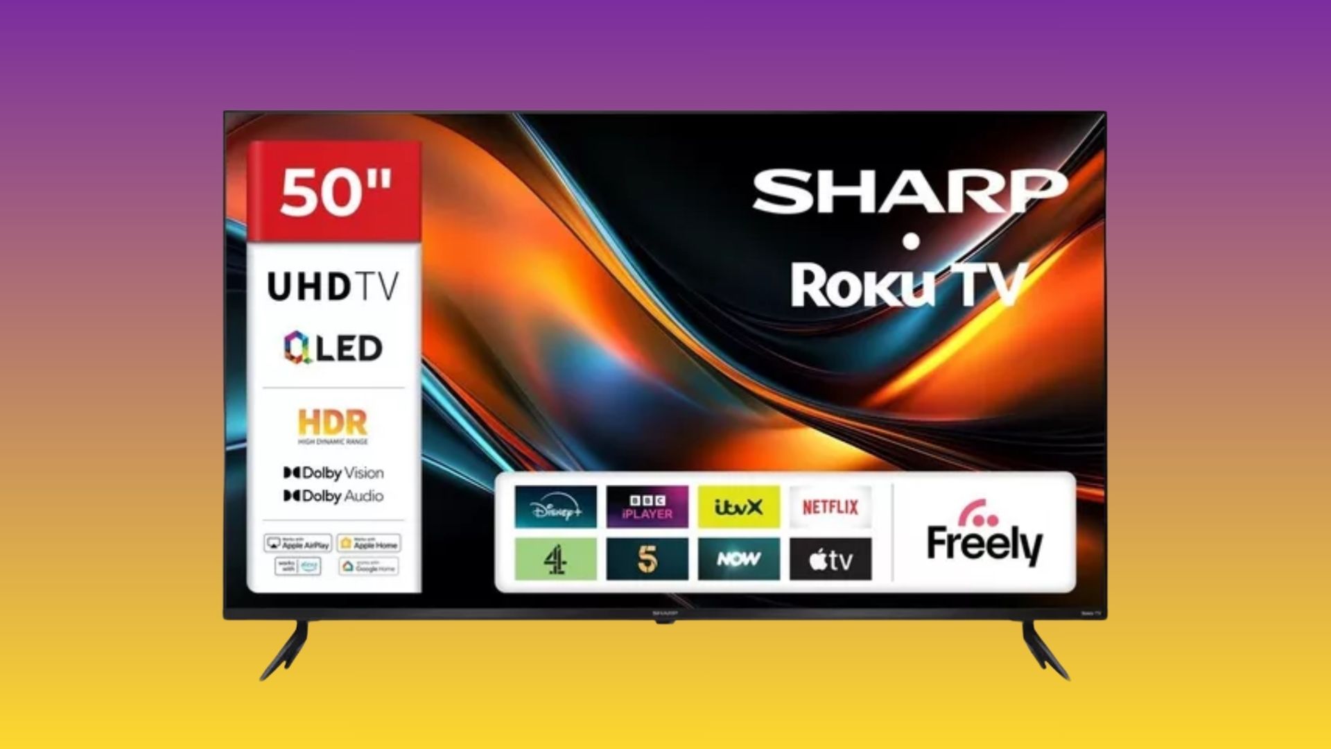 Sharp & Roku launch first joint QLED TV in the UK