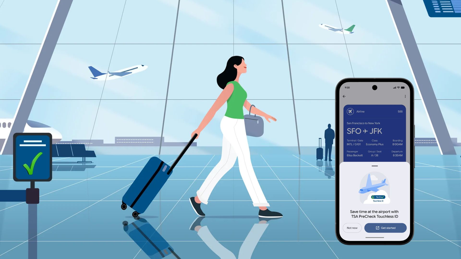 Google Wallet’s new airport upgrade could speed up security checks
