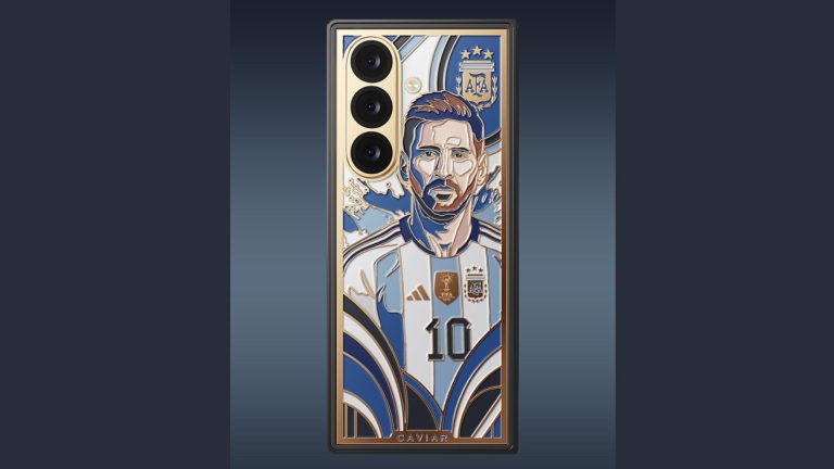 You’d have to be a fool to pay $13,000 for this hideous Messi-themed Galaxy Z Fold 8