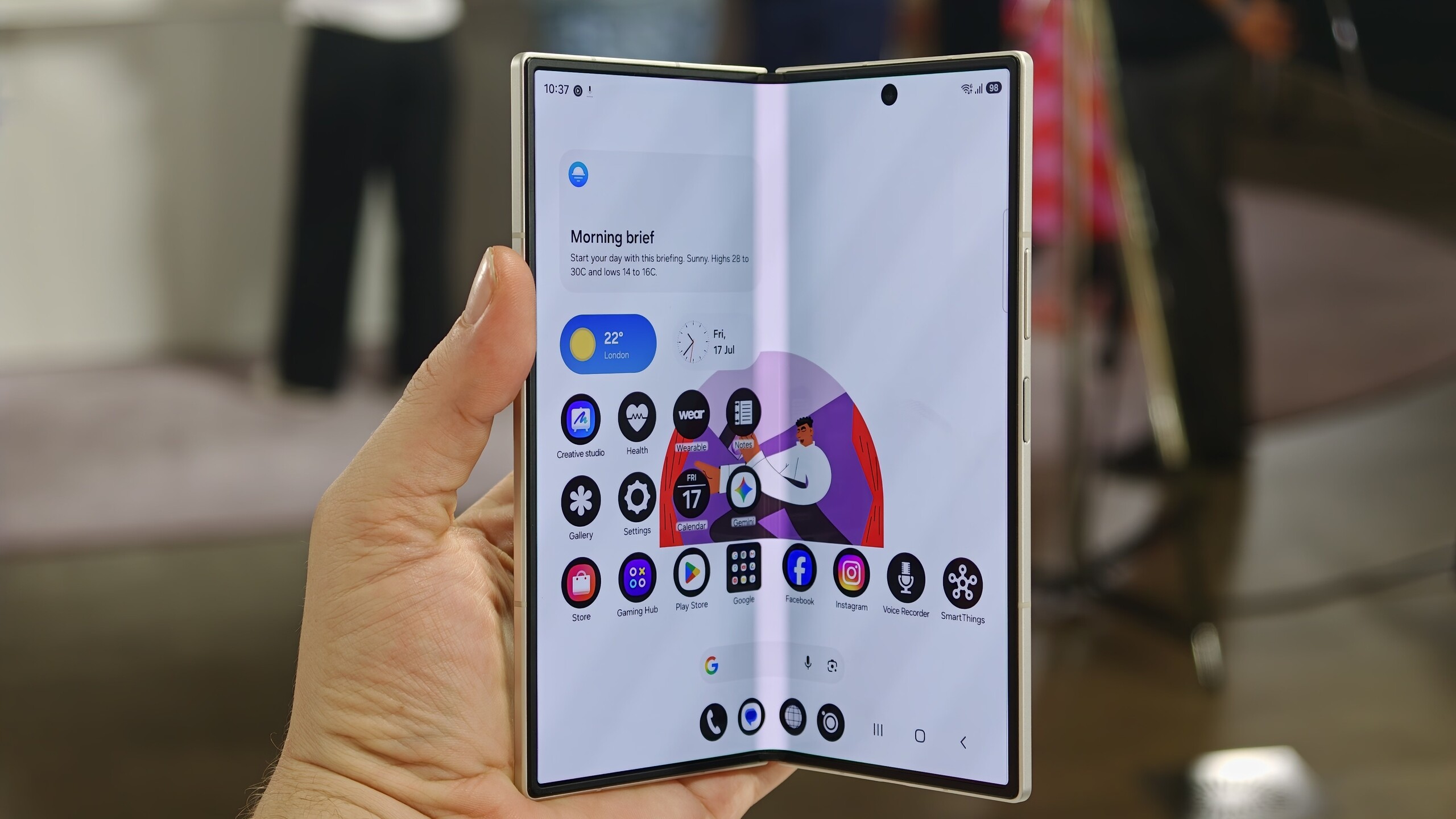 The new Galaxy Z Fold 8 Ultra is thinner, yet very familiar