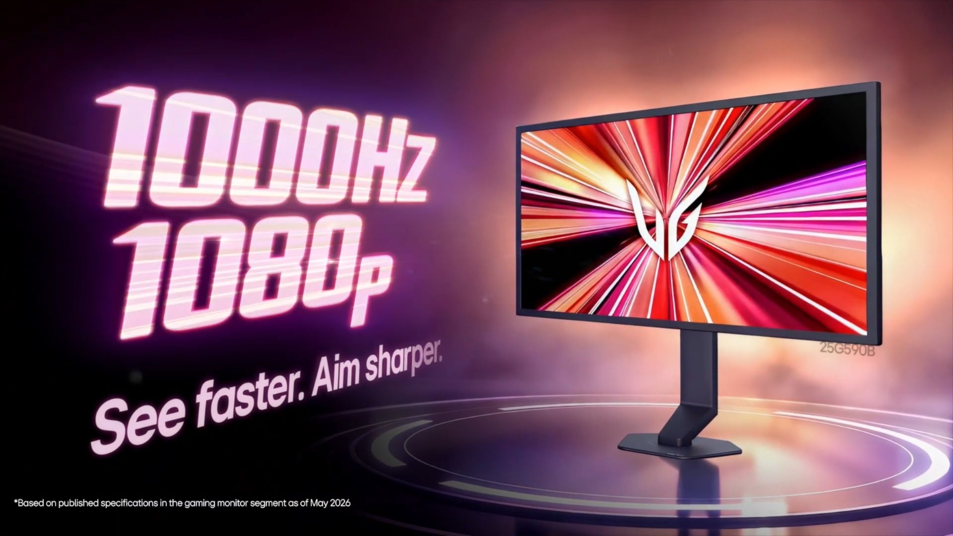 LG launches the first native 1000Hz gaming monitor