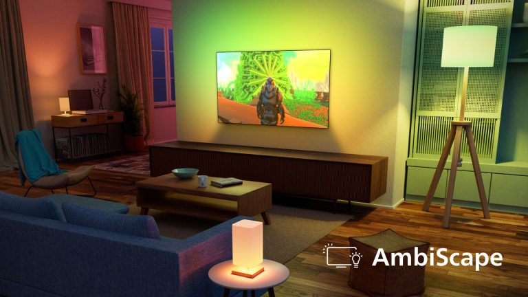 Philips’ AmbiScape now available across its Ambilight TVs