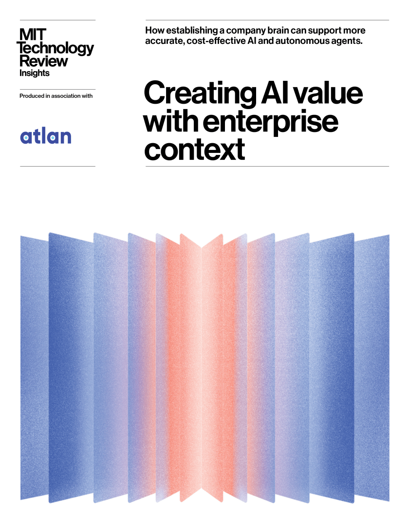 Creating AI value with enterprise context