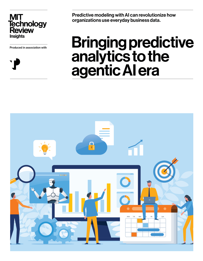 Bringing predictive analytics to the agentic AI era 