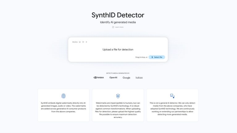 Google’s AI detection website is now live