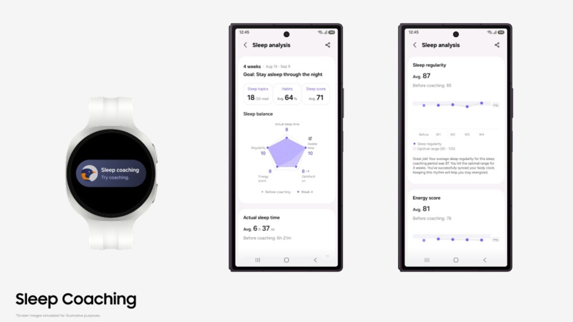 Samsung Health update speeds up Sleep Coaching and expands Running Coach
